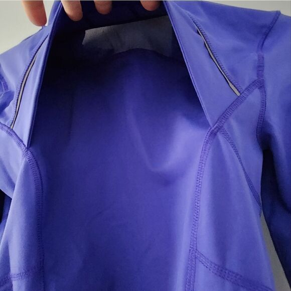 JOIA performance wear full zip  blue stretch UV protection moisture wicking new - Picture 3 of 12